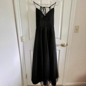 Hayley Paige Occasions Gown Style 5903 Black, Size 2